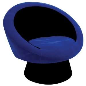   Saucer Chair Black/Blue   LumiSource   CHR SAUCE BK BU