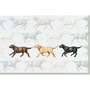  Labs on Parade Boxed Christmas Cards   16 Cards & 17 