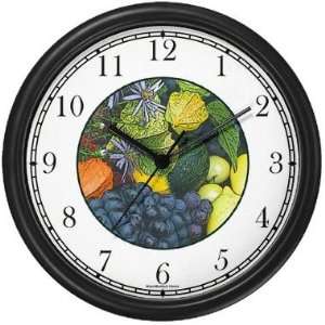  Cluster of Fruit Wall Clock by WatchBuddy Timepieces 