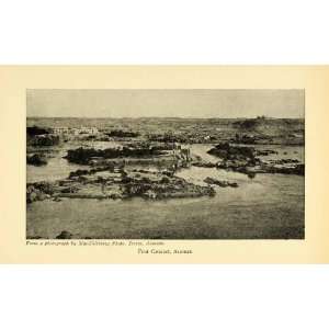  1931 Print Assouan Aswan Egypt Cityscape Cataract 