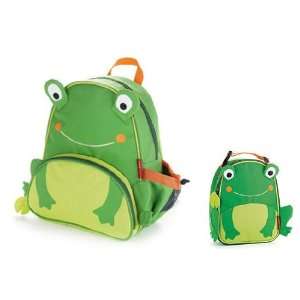 Skip Hop Zoo Backpack and Lunchie  Frog