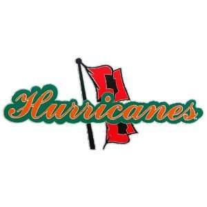  Miami Hurricanes Holographic Decal
