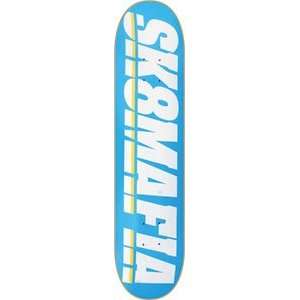  Sk8mafia Charge Skateboard Deck   7.8 Baby Blue Sports 