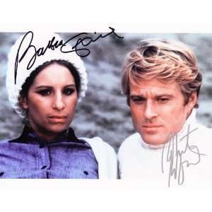 The Way We Were Robert Redford and Barbra Streisand Signed Autographed 