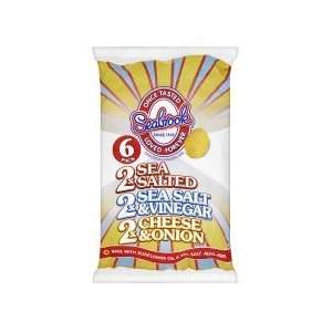 Seabrook Potato Crisps Variety Sixer 6 Pack x 4  Grocery 