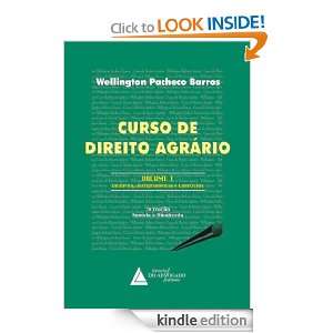 CURSO DE DIREITO AGRÁRIO (Portuguese Edition) WELLINGTON PACHECO 