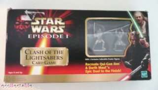 Star Wars, Clash Of The Lightsabers, Game w/Figures NEW  