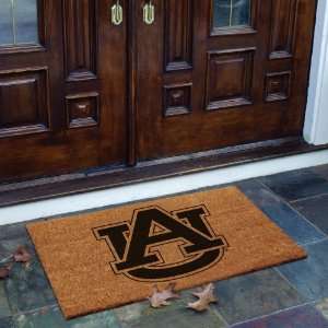  Auburn University Flocked Coir Door Mat: Sports & Outdoors