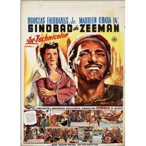 Sinbad the Sailor Movie Poster (11 x 17 Inches   28cm x 44cm) (1947 