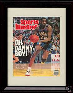 Framed Danny Manning Sports Illustrated Print Jayhawks!  