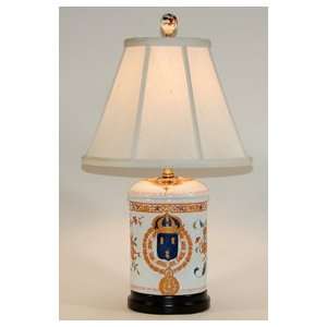  Crested Porcelain Accent Table Lamp: Home Improvement
