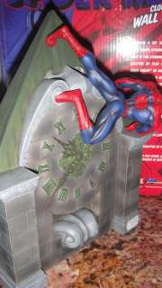 SPIDER MAN CLOCK TOWER WALL STATUE★2005 NT Bowen MIB  