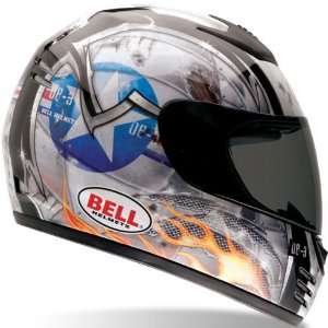  Bell Arrow Motorcycle Helmet   Air Raid Silver X Small 