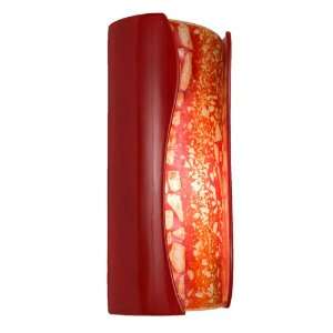   Lava Wall Sconce Matador Red and Fire 