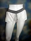 NEW $54 Claeson White Gray drawstring waist casual shor