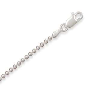 20 1.8mm Bead Chain Necklace: Jewelry