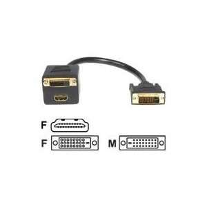  DVI to DVI/HDMI Splitter Cable Electronics
