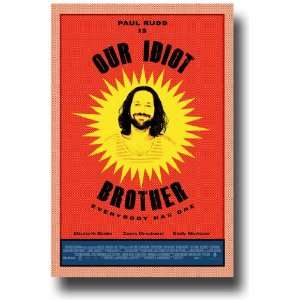 Our Idiot Brother Poster   Promo Flyer 11 X 17   2011 Movie Paul Rudd 