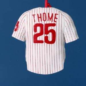  THOME #25 BOSTON RED SOX PLAYER JERSEY   3 SEMI BAS 