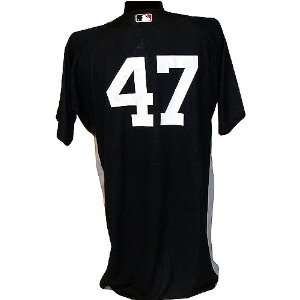 Sidney Ponson #47 2008 Yankees Game Used Home Batting Practice Jersey