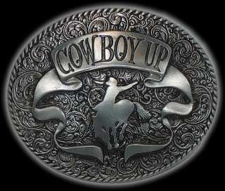   UP COWGIRL HORSE WESTERN RODEO NEW BELT BUCKLE   
