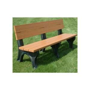 com Polly Products Traditional 6 ft. Recycled Plastic Commercial Park 
