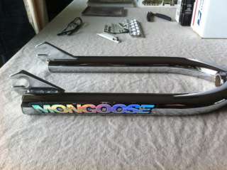Mid school Mongoose Supergoose forks 90s Chromed, BMX old school 