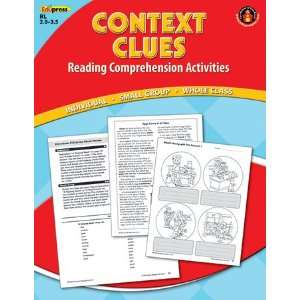  8 Pack EDUPRESS CONTEXT CLUES COMPREHENSION BOOK 