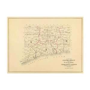    Congressional Districts, 1893 Giclee Canvas