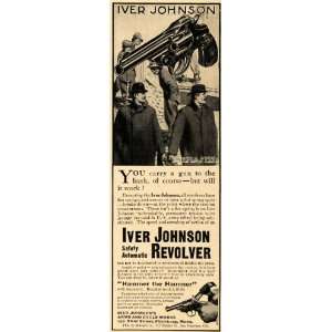  1911 Ad Iver Johnson Revolver Arms Cycle Gun Fitchburg 