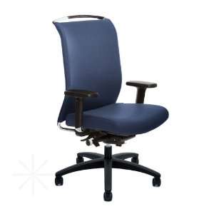  Conte Upholstered Back Task Chair with Black Frame: Office 