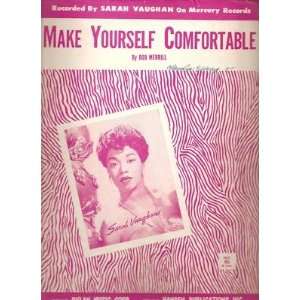  Sheet Music Make Yourself Comfortable Sarah Vaughn 62 
