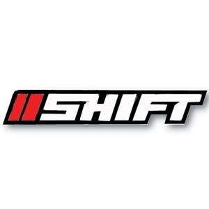  Shift Racing SHIFT Text Sticker   6/Red Automotive