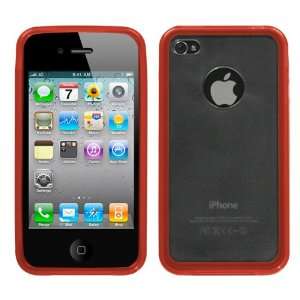  Frost Transparent w/ Red Trim Cover Protector Case for 