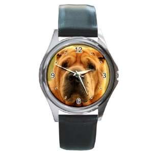  Sharpei 6 Round Leather Watch CC0764: Everything Else