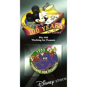  Disneys 100 Years of Dreams Pin #88  Working for Peanuts 
