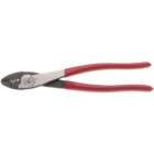 Klein 9 3/4 Red Thin Nose Crimping Tool For Confined Spaces 1005