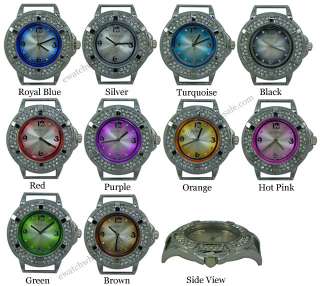 Pick 3 Wheel Style Solid Bar Ribbon Watch Faces RW11235  