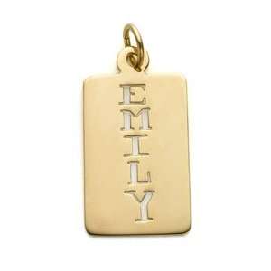  personalized gold dog tag