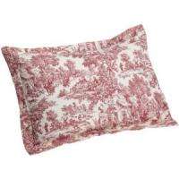 NEW French Country Red Toile 3 pc F Comforter Set  