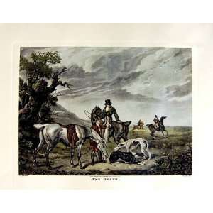  The Death Coursing 1821 R Jones Colour Large Print