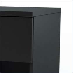 South Shore Maddox Cont Pure Black Finish Nightstand 066311042658 