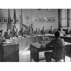  A View Ofa Council Meeting from a Story Concerning Boston 