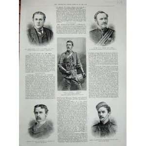   1885 Captain Egerton Richardson Soldiers Stephen Yate