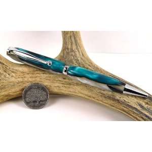  Cowabunga Acrylic Slimline Pen With a Chrome Finish 