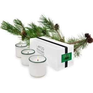  Lafco Tree (Evergreen Garland) Box of 3 Mini Candles
