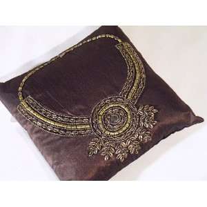  Chocolate Indian Interior Decor Throw Accent Pillow 14 