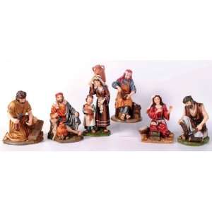  Nativity Scene Villager Figurines   6 Piece Set   10 