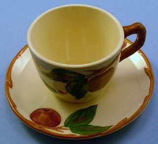   Liquidation 15 Sets Franciscan Earthenware Apple Tea Cup & Saucer