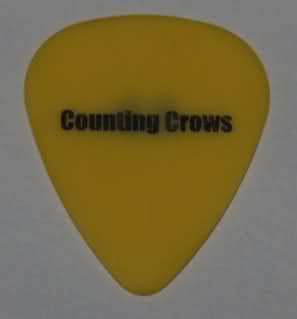 Counting Crows   David Bryson Yellow 2008 Tour Guitar Pick  